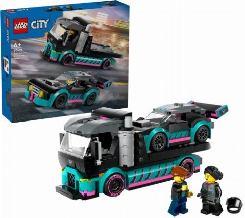 60406 - LEGO City - Samochód wyścigowy i laweta 60406 - LEGO City - Samochód wyścigowy i laweta