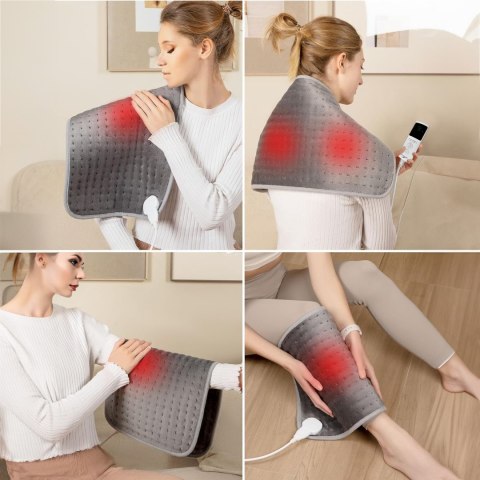 Poduszka mata elektryczna GRETA szara 60x30 cm Poduszka mata elektryczna GRETA szara 60x30 cm