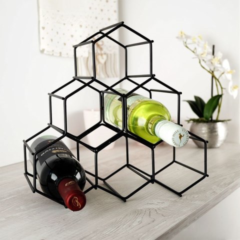 PÓŁKA STOJAK NA WINO 6 BUTELEK 229059 PÓŁKA STOJAK NA WINO 6 BUTELEK 229059