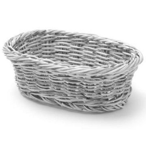 Koszyk na pieczywo owalny polipropylenowy szary 190x120x60 mm - Hendi 426760 Koszyk na pieczywo owalny polipropylenowy szary 190x120x60 mm - Hendi 426760