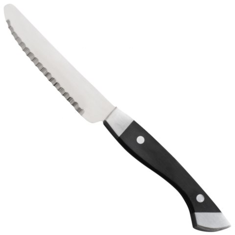 Nóż do steków z ząbkami nierdzewny uchwyt z tworzywa POM dł. 130 mm - Hendi 841082 Nóż do steków z ząbkami nierdzewny uchwyt z tworzywa POM dł. 130 mm - Hendi 841082
