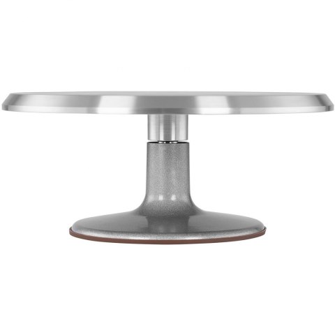 Patera podstawka na ciasto tort ciastka obrotowa aluminiowa śr. 31 cm Patera podstawka na ciasto tort ciastka obrotowa aluminiowa śr. 31 cm