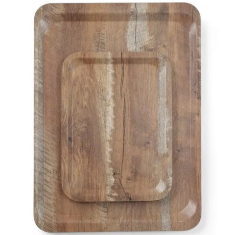 Taca do serwowania laminowana drewno 430 x 330 mm - Hendi 508879 Taca do serwowania laminowana drewno 430 x 330 mm - Hendi 508879