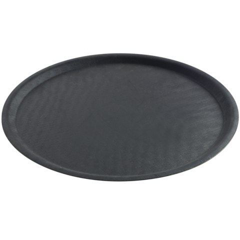 Taca kelnerska antypoślizgowa okrągła śr. 50cm czarna - Hendi 508787 Taca kelnerska antypoślizgowa okrągła śr. 50cm czarna - Hendi 508787
