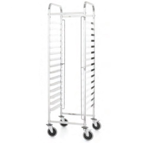 Wózek transportowy do przewozu blach gastronomicznych 15x 600x400 mm Kitchen Line - Hendi 813287 Wózek transportowy do przewozu blach gastronomicznych 15x 600x400 mm Kitchen Line - Hendi 813287