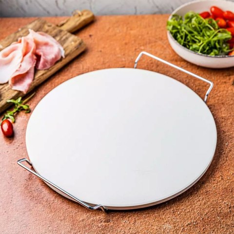KAMIEŃ SZAMOT DO PIECZENIA I SERWOWANIA PIZZY 33cm KLAUSBERG KB-7788 KAMIEŃ SZAMOT DO PIECZENIA I SERWOWANIA PIZZY 33cm KLAUSBERG KB-7788