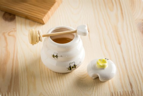 Porcelanowy słoiczek na miód Porcelanowy słoiczek na miód