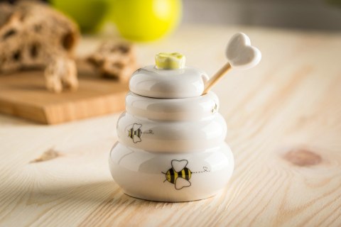 Porcelanowy słoiczek na miód Porcelanowy słoiczek na miód