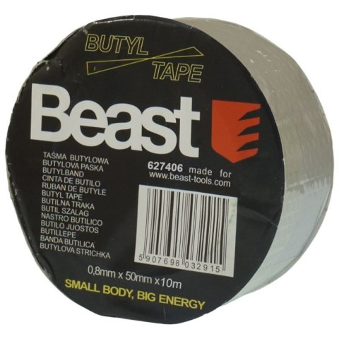 TAŚMA BUTYLOWA NAPRAWCZA 10m 0,8MM x 50MM TAŚMA BUTYLOWA NAPRAWCZA 10m 0,8MM x 50MM