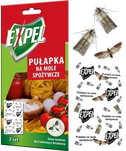 EXPEL - pułapka na mole spożywcze 2 szt. EXPEL - pułapka na mole spożywcze 2 szt.