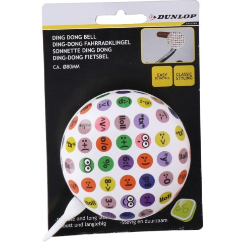 DZWONEK ROWEROWY DUNLOP ŚR. 80MM BUŹKI DZWONEK ROWEROWY DUNLOP ŚR. 80MM BUŹKI