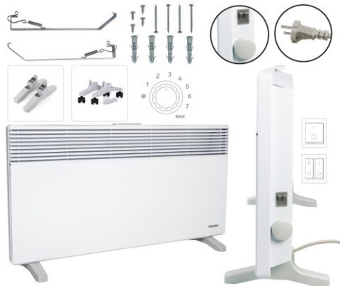 Elektryczny grzejnik naścienny WARMTEC EWX-2000W Elektryczny grzejnik naścienny WARMTEC EWX-2000W