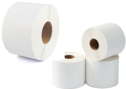 Etykiety Naklejki Termiczne Białe 500szt. 100x150mm Etykiety Naklejki Termiczne Białe 500szt. 100x150mm