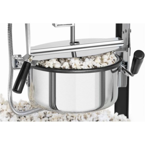 Maszyna automat urządzenie do prażenia popcornu retro TEFLON 1600 W 5-6 kg/h - czarno-złota Maszyna automat urządzenie do prażenia popcornu retro TEFLON 1600 W 5-6 kg/h - czarno-złota