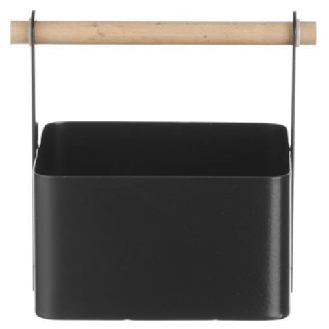 Organizer koszyk stołowy na przyprawy z drewnianą rączką 17x13x16 cm - Hendi 427057 Organizer koszyk stołowy na przyprawy z drewnianą rączką 17x13x16 cm - Hendi 427057