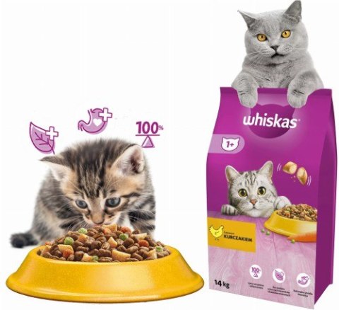 WHISKAS Sucha Kurczak 14kg WHISKAS Sucha Kurczak 14kg