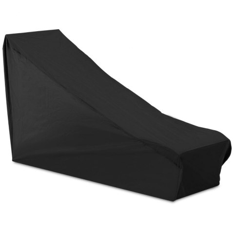 Pokrowiec ochronny na leżak ogrodowy tarasowy czarny 18x6x18 cm Pokrowiec ochronny na leżak ogrodowy tarasowy czarny 18x6x18 cm