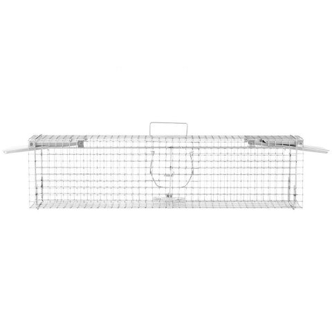 Żywołapka pułapka łapka na szczury kuny zatrzaskowa dwustronna 1020x200x270 mm ZESTAW Żywołapka pułapka łapka na szczury kuny zatrzaskowa dwustronna 1020x200x270 mm ZESTAW