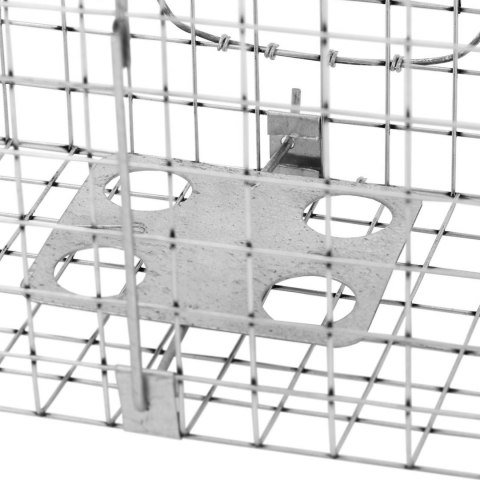 Żywołapka pułapka łapka na szczury kuny zatrzaskowa jednostronna 820x200x270 mm ZESTAW Żywołapka pułapka łapka na szczury kuny zatrzaskowa jednostronna 820x200x270 mm ZESTAW