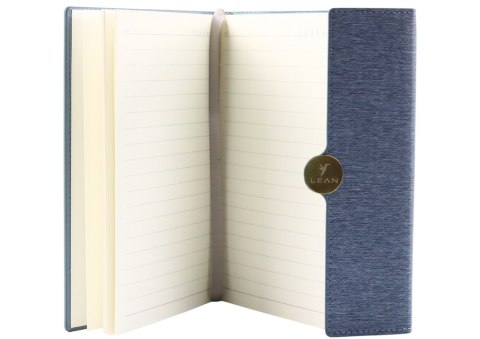 Notes Biurowy Na Magnes Notatnik W Linie A5 Z Obiciem Siwy Notes Biurowy Na Magnes Notatnik W Linie A5 Z Obiciem Siwy