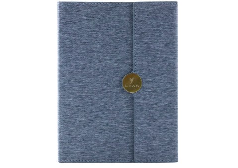 Notes Biurowy Na Magnes Notatnik W Linie A5 Z Obiciem Siwy Notes Biurowy Na Magnes Notatnik W Linie A5 Z Obiciem Siwy