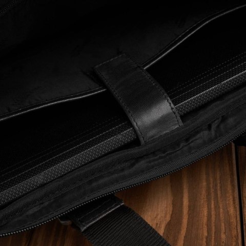 Torba męska na laptopa na ramię i do ręki skórzana czarna Paolo Peruzzi AL-09-BL Torba męska na laptopa na ramię i do ręki skórzana czarna Paolo Peruzzi AL-09-BL