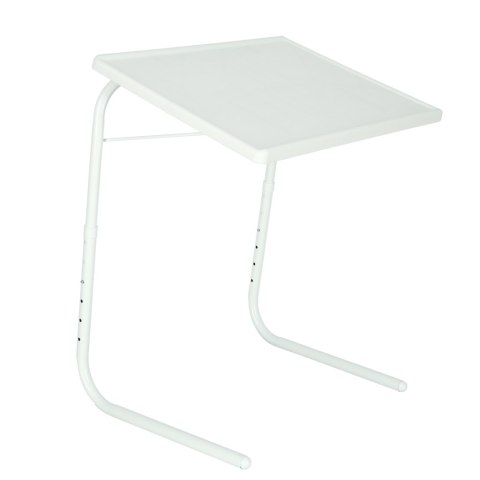 Stolik boczny pod laptopa składany 52 x 40 cm biały Stolik boczny pod laptopa składany 52 x 40 cm biały