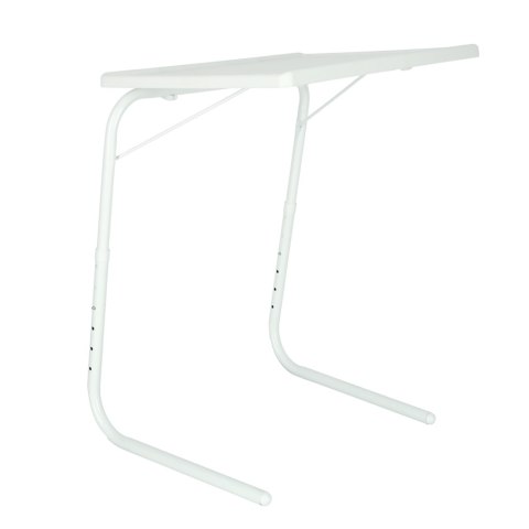 Stolik boczny pod laptopa składany 52 x 40 cm biały Stolik boczny pod laptopa składany 52 x 40 cm biały