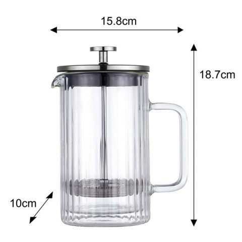ZAPARZACZ TŁOKOWY DO KAWY/HERBATY TERMICZNY 600ml KLAUSBERG KB-7757 ZAPARZACZ TŁOKOWY DO KAWY/HERBATY TERMICZNY 600ml KLAUSBERG KB-7757