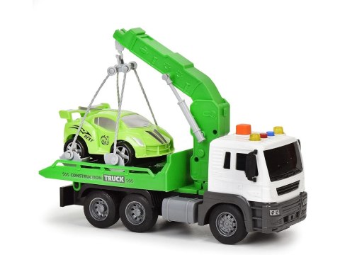 Multifunkcyjna Ciężarówka, Laweta, Dźwig, Transporter + Samochód 1:16 Multifunkcyjna Ciężarówka, Laweta, Dźwig, Transporter + Samochód 1:16