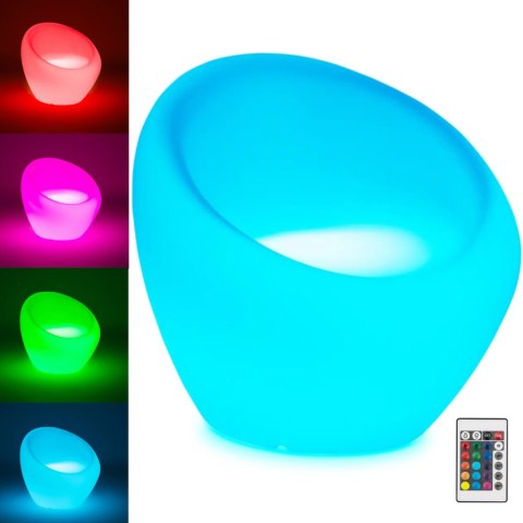 Fotel klubowy barowy podświetlany LED 62 x 68 cm Fotel klubowy barowy podświetlany LED 62 x 68 cm