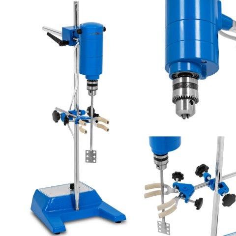 Mieszadło laboratoryjne mechaniczne z zaciskami do naczyń 20 l 1500 obr./min Mieszadło laboratoryjne mechaniczne z zaciskami do naczyń 20 l 1500 obr./min