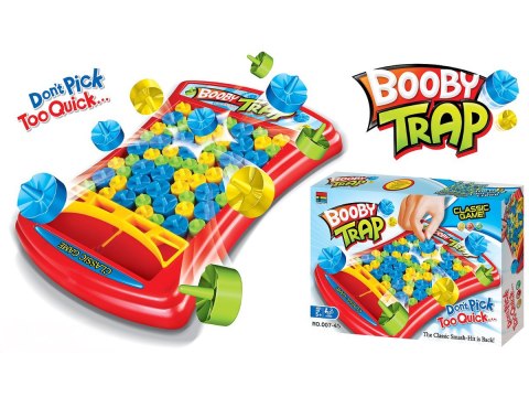 Zabawna Gra Zręcznościowa PUŁAPKA ZBIJAK "Booby Trap" Pionki Zabawna Gra Zręcznościowa PUŁAPKA ZBIJAK "Booby Trap" Pionki