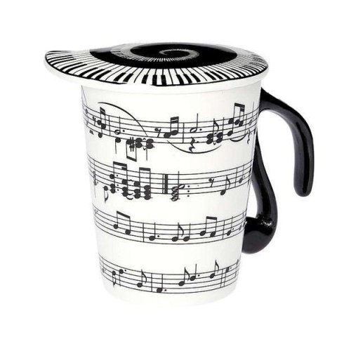Kubek muzyka z pokrywką - UWERTURA Kubek muzyka z pokrywką - UWERTURA
