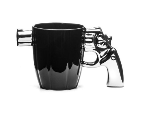 Kubek szeryfa - SREBRNY PISTOLET Kubek szeryfa - SREBRNY PISTOLET