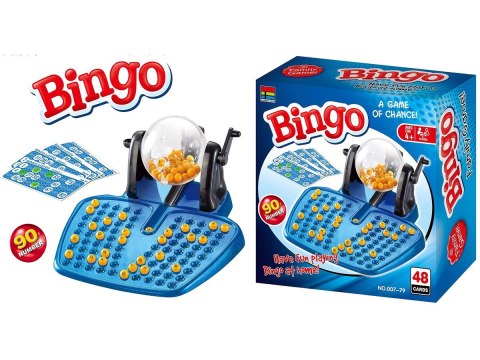 Gra Rodzinna, Towarzyska BINGO Loteria, Maszyna Losująca + Karty Gra Rodzinna, Towarzyska BINGO Loteria, Maszyna Losująca + Karty