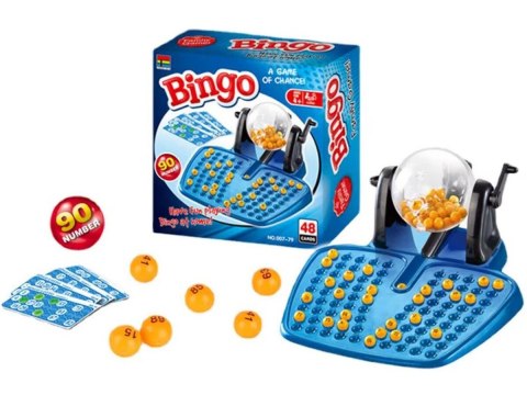 Gra Rodzinna, Towarzyska BINGO Loteria, Maszyna Losująca + Karty Gra Rodzinna, Towarzyska BINGO Loteria, Maszyna Losująca + Karty