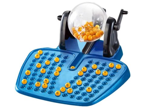 Gra Rodzinna, Towarzyska BINGO Loteria, Maszyna Losująca + Karty Gra Rodzinna, Towarzyska BINGO Loteria, Maszyna Losująca + Karty