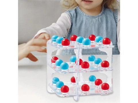 Gra logiczna TIC TAC TOE Układanka Łamigłówka, Kółko Krzyżyk 3D, 3 w Rzędzie Gra logiczna TIC TAC TOE Układanka Łamigłówka, Kółko Krzyżyk 3D, 3 w Rzędzie