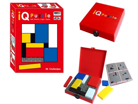 Logiczna gra zręcznościowa IQ Puzzle, Układanka, Łamigłówka, Kolorowe klocki Logiczna gra zręcznościowa IQ Puzzle, Układanka, Łamigłówka, Kolorowe klocki