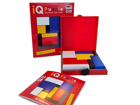 Logiczna gra zręcznościowa IQ Puzzle, Układanka, Łamigłówka, Kolorowe klocki Logiczna gra zręcznościowa IQ Puzzle, Układanka, Łamigłówka, Kolorowe klocki