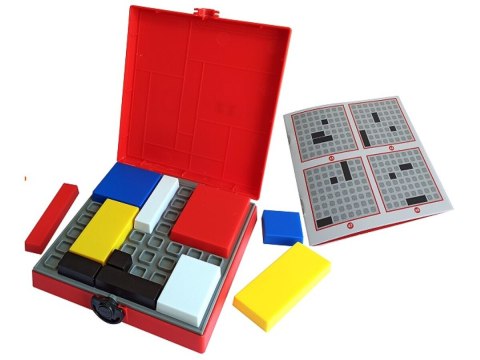 Logiczna gra zręcznościowa IQ Puzzle, Układanka, Łamigłówka, Kolorowe klocki Logiczna gra zręcznościowa IQ Puzzle, Układanka, Łamigłówka, Kolorowe klocki