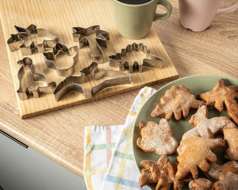 Foremki na ciastka DINOZAURY 6 szt. Foremki na ciastka DINOZAURY 6 szt.