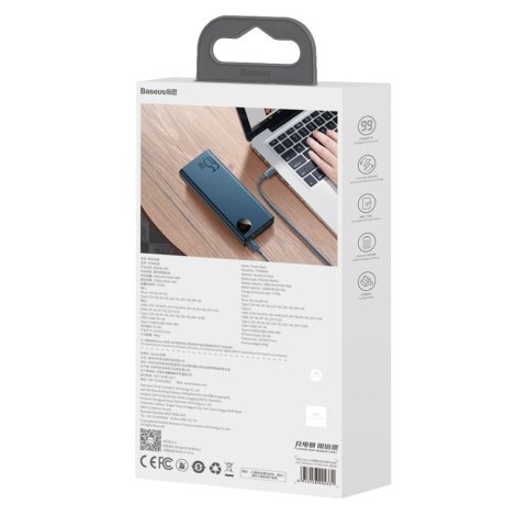 Adaman powerbank 2x USB 1x USB-C 1x microUSB 20000mAh 65W Quick Charge czarny Adaman powerbank 2x USB 1x USB-C 1x microUSB 20000mAh 65W Quick Charge czarny