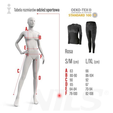 BTS0062 SPODNIE TERMOAKTYWNE CZARNE DAMSKIE L/XL ROSA NILS BTS0062 SPODNIE TERMOAKTYWNE CZARNE DAMSKIE L/XL ROSA NILS