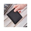 Portfel męski skórzany czarny etui na karty z ochroną RFID slim Brødrene G-102MN/BL