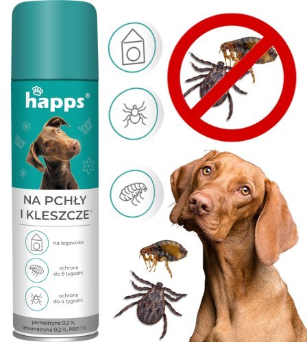 HAPPS - na pchły i kleszcze 250ml HAPPS - na pchły i kleszcze 250ml