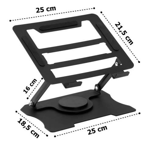 Podstawka pod laptop LAURO czarna Podstawka pod laptop LAURO czarna