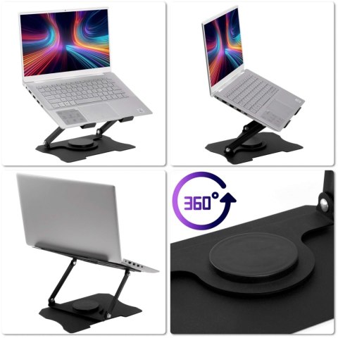 Podstawka pod laptop LAURO czarna Podstawka pod laptop LAURO czarna