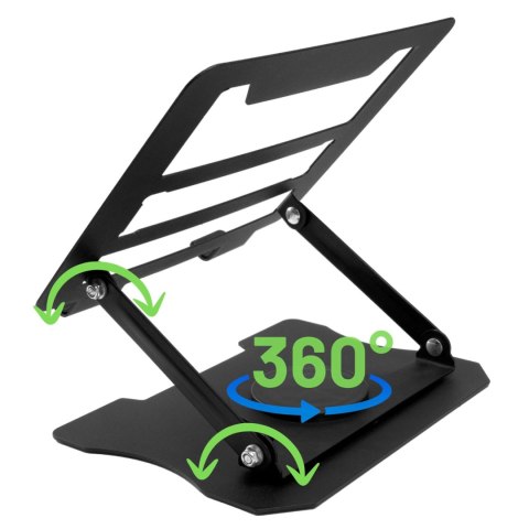 Podstawka pod laptop LAURO czarna Podstawka pod laptop LAURO czarna